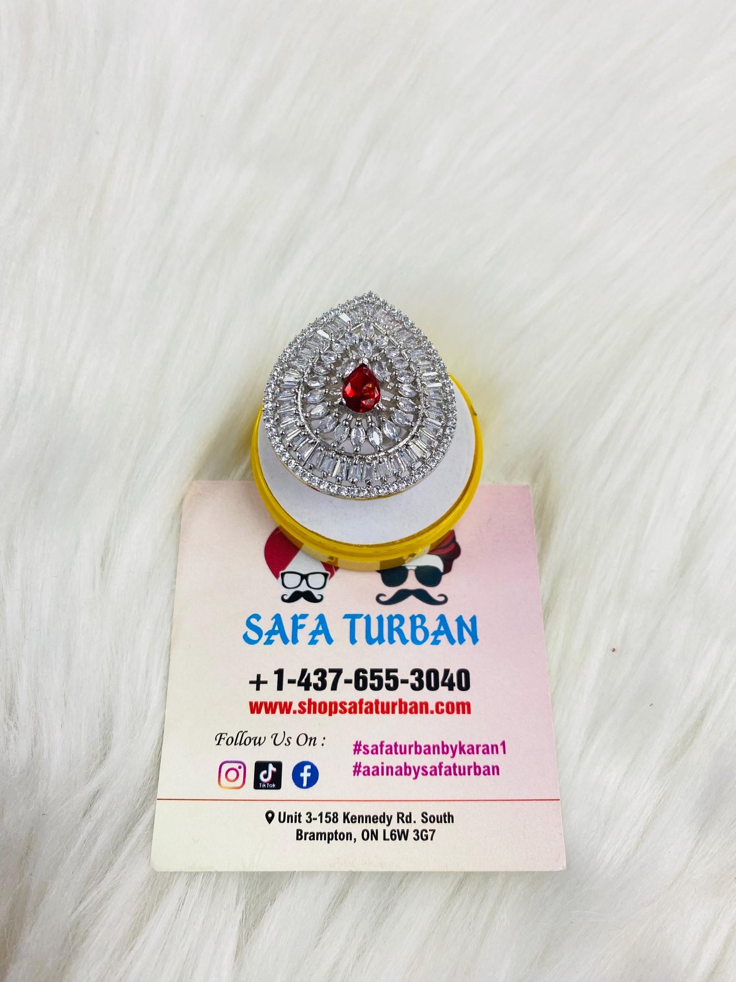 American Diamond Look/Artificial Silver Ring For Women and Girls