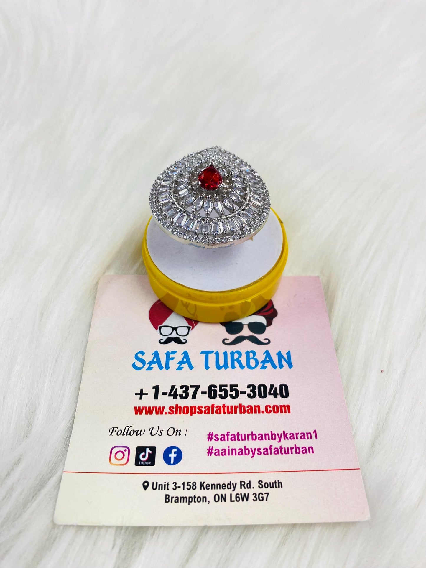 American Diamond Look/Artificial Silver Ring For Women and Girls