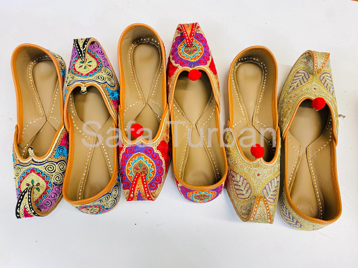 Sherwani Wedding Jutti- Ethnic Jutti for Men and Boys, Multi Colour Mens Daily Party Office Wear Punjabi Jutti, Mojari Jutti
