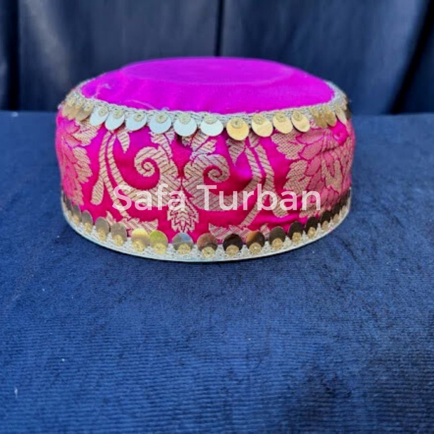 Wedding Accessories- Bride/Groom Mayian/ Haldi/ Maiyan/ Vatna Ceremony- Bowl in Magenta/Pink/Rani Colour
