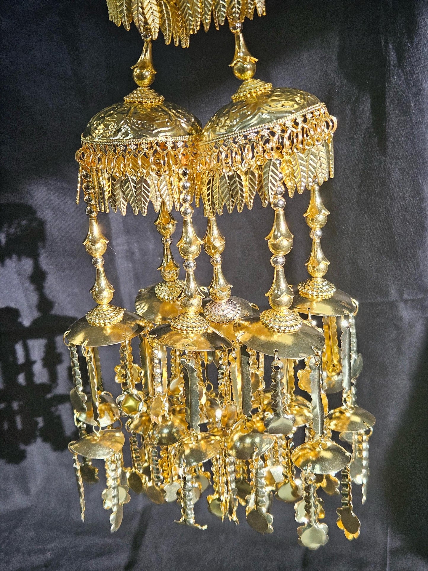 Beautiful Bridal Kaleera Traditional Embossed big size Kaliras for Bride & Women Hand Hanging Kalera(sold as pair)