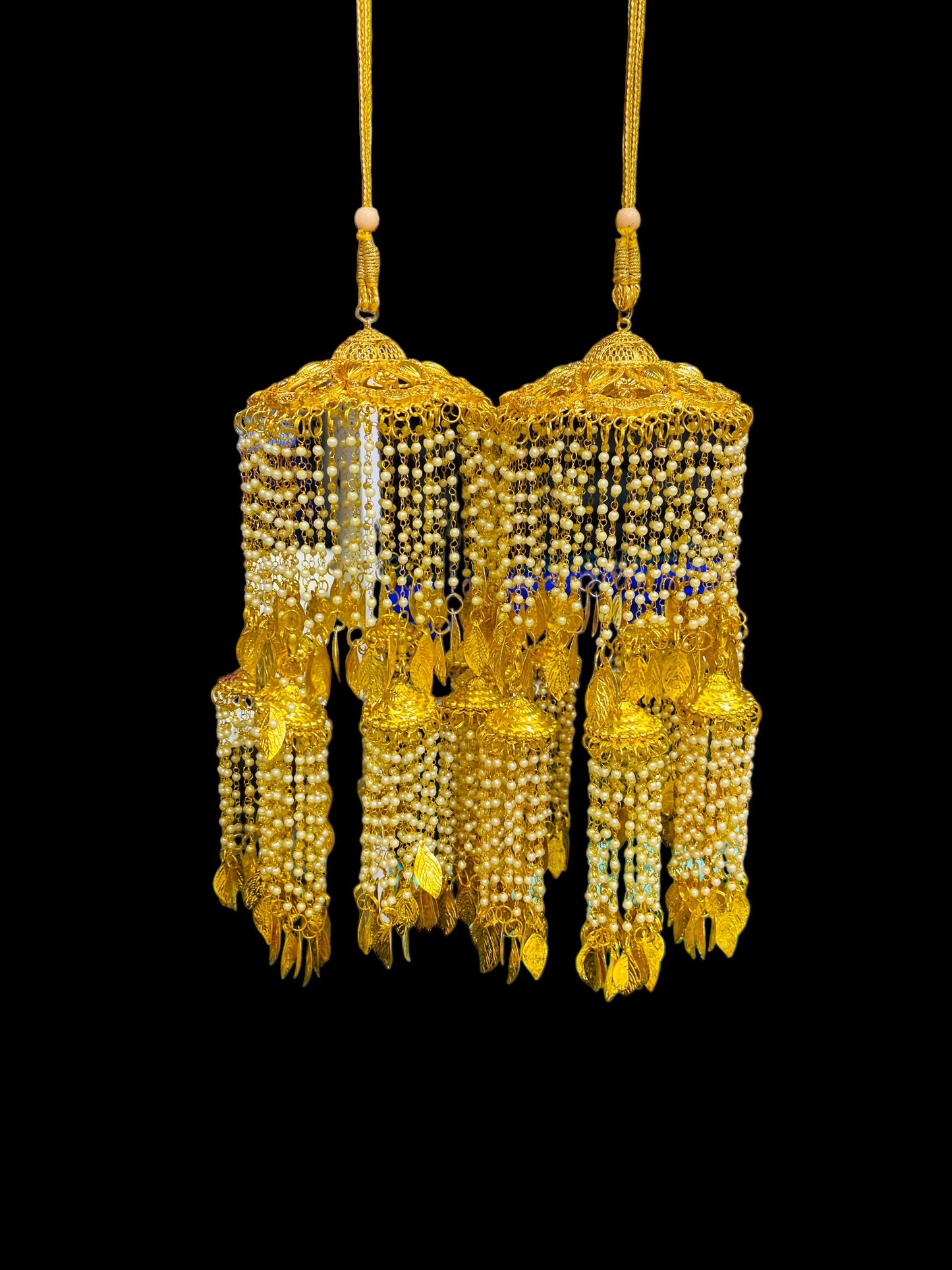Beautiful Bridal Kaleera Traditional Big Size Kaliras for Bride & Women Hand Hanging Kalera(sold as pair)