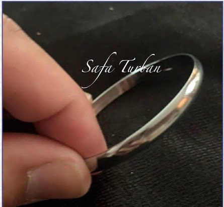 Sikhi Accessories- Kada (Boys, Girls, New Born, Toddler Size) With round soft edges) 0.1" thickness II traditional sikhi kara
