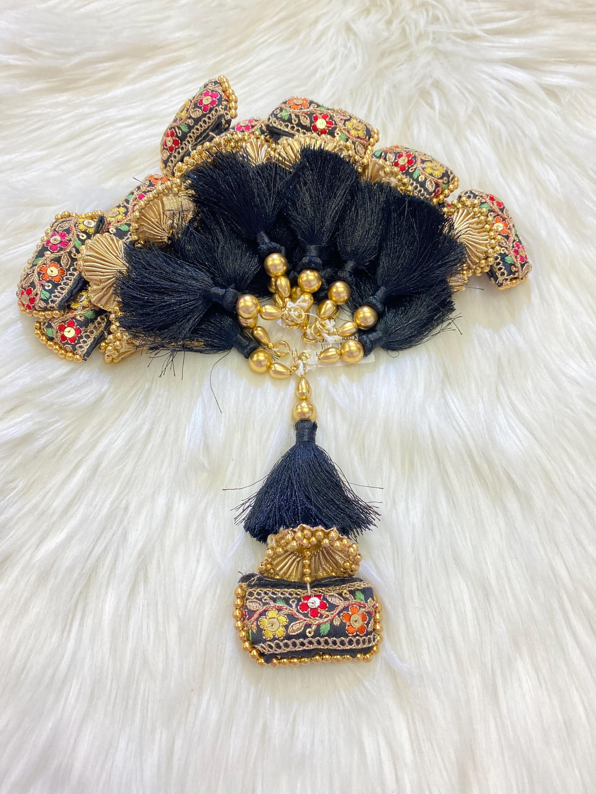Fashion Handmade Latkan, Stylish Heavy Long for Lehenga, Chunni Border, Hanging Latkan for Lehenga, Handmade Pillow Shaped latkan