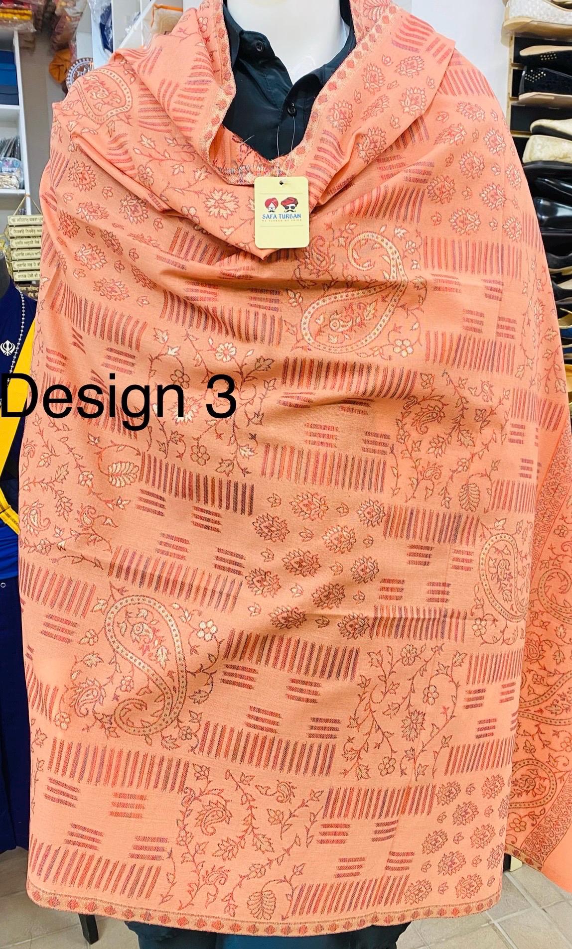 Unisex Pashmina Shawl/ Pashmina Stole Dupatta, Multicolour woolen Shawl