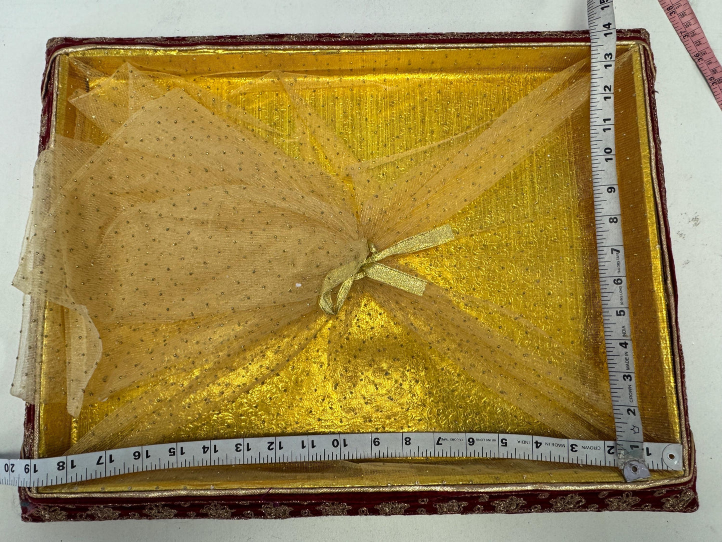 Decorative Wedding Tray/Trousseau Tray/Gifting Tray/Packing Tray /Set of 2