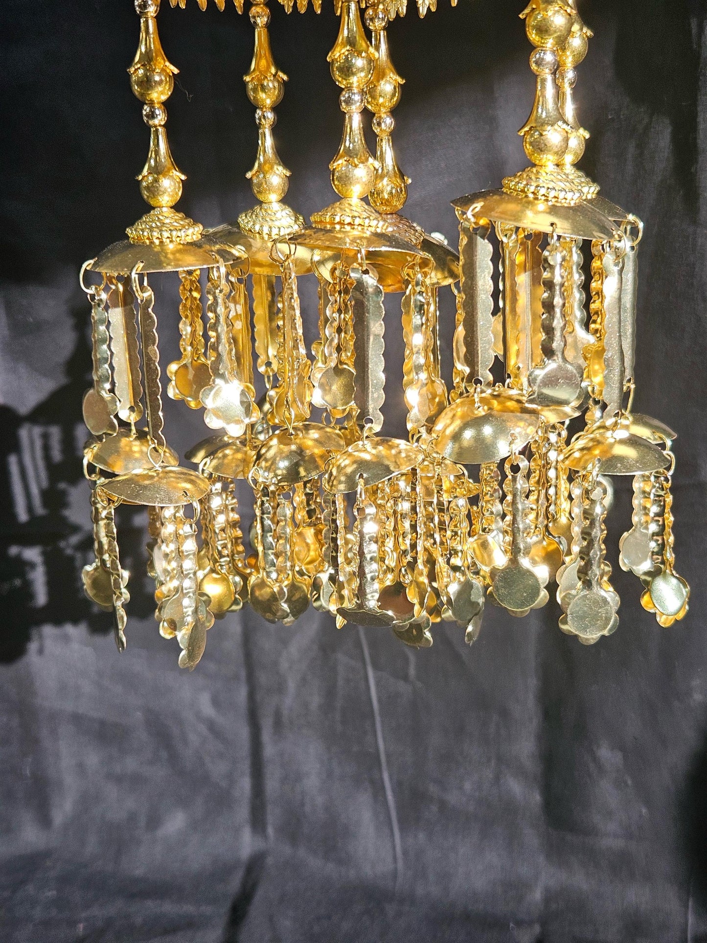 Beautiful Bridal Kaleera Traditional Embossed big size Kaliras for Bride & Women Hand Hanging Kalera(sold as pair)