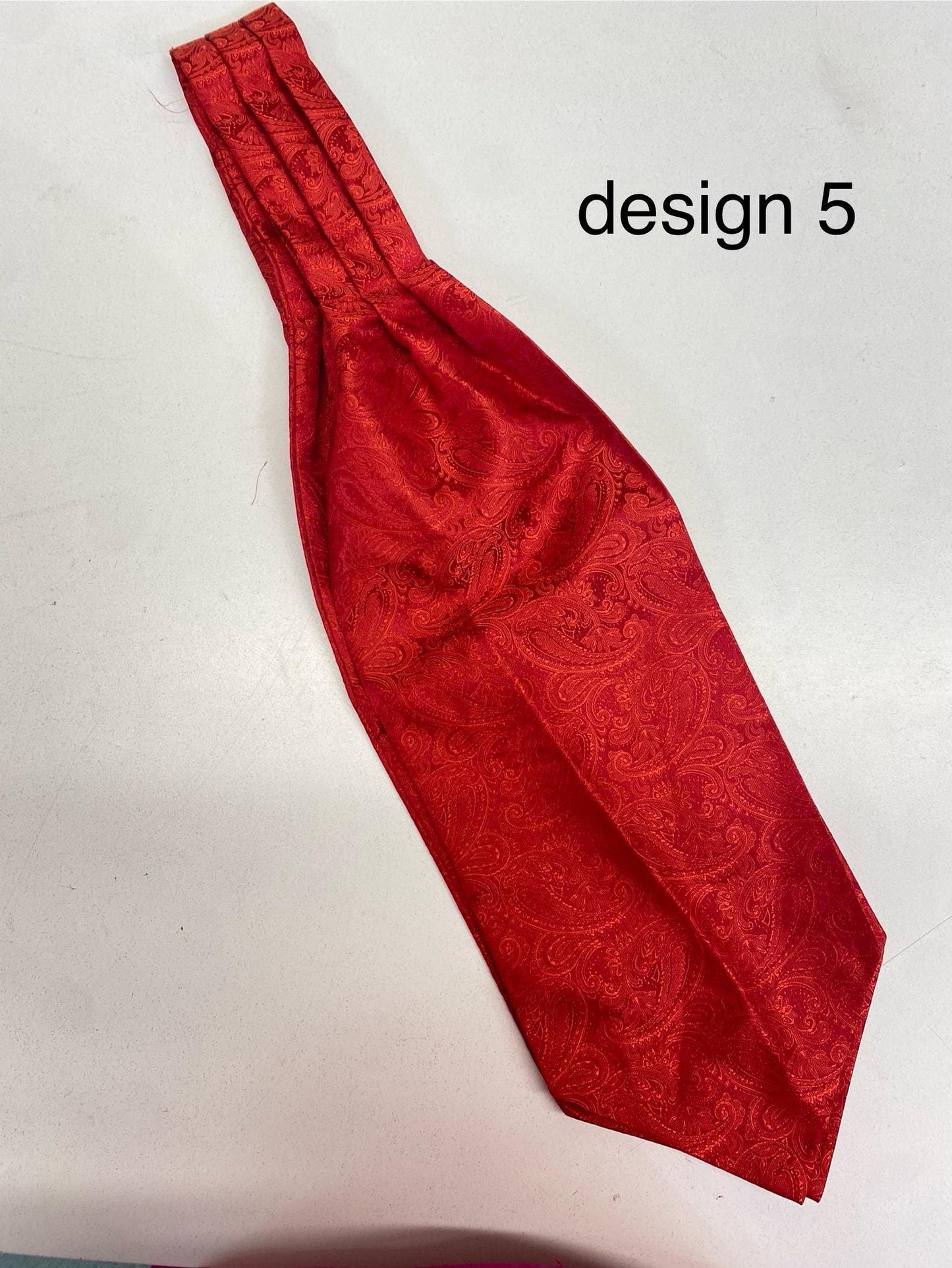 Silk Cravat Woven II Ascot Tie II Pocket Square