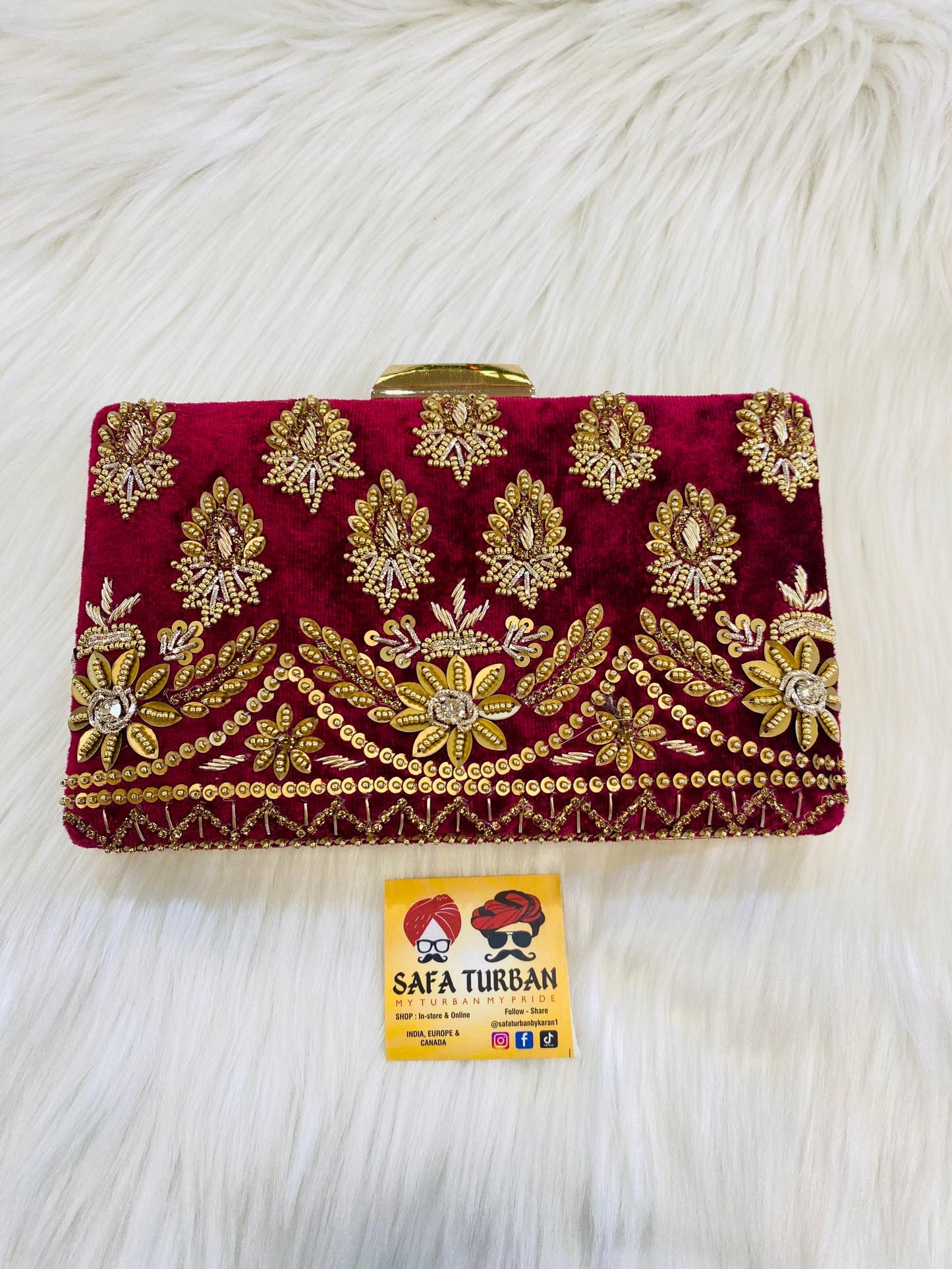 Beautiful Velvet Handwork bling box clutch, clutch, wedding purse, embroidery purse, clutches, detachable chain sling strap