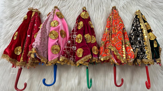 Indian Wedding decoration small Umbrellas ,stage decoration,Haldi,Mehndi,Jaggo Decor (Mix and Match colour)