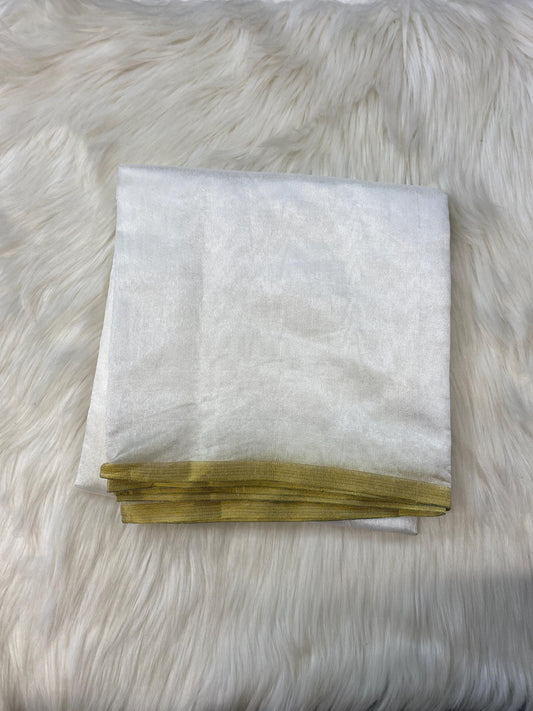 Men's Traditional Turban Fabric/Safa/Pagdi/Pheta Cloth (ivory white ) for Barati/Groom/Social Occasion