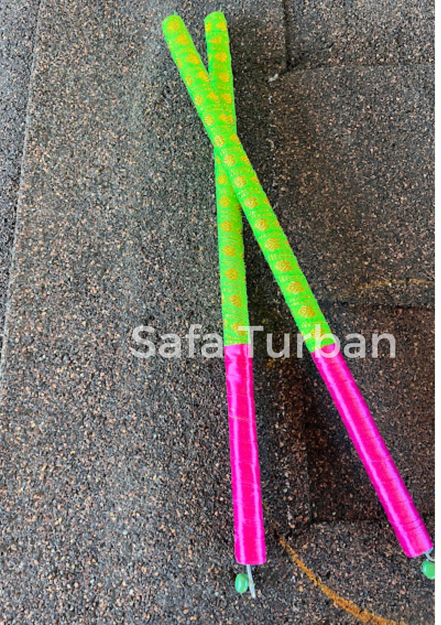 Multicolor Wooden Multicolor Dandiya Garba Sticks II Multidesign Dance Garba Sticks || dandiya