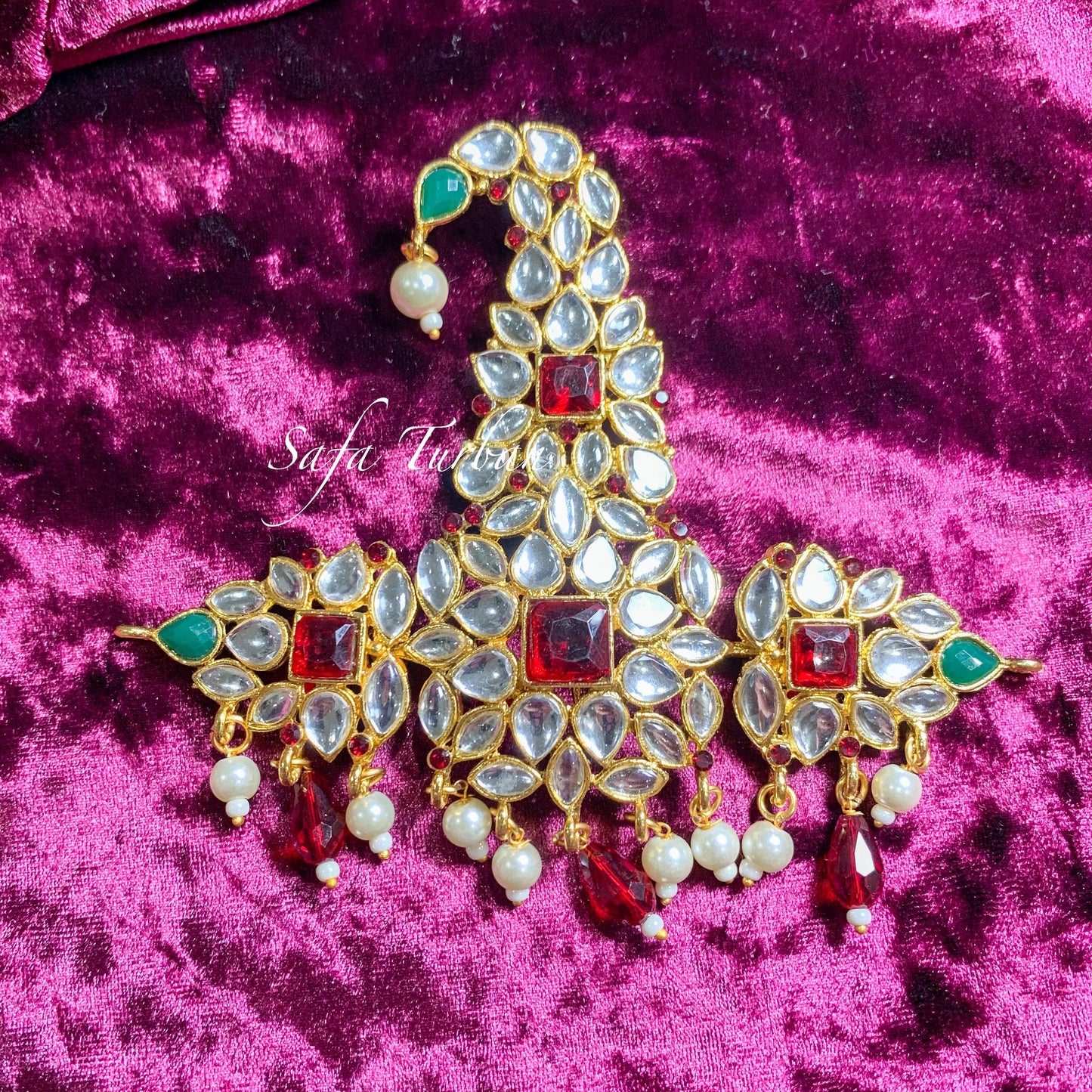 Indian Wedding Accessories-  Kalangi/Kalgi for Men's Safa/Groom Turban