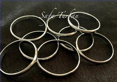 Sikhi Accessories- Kada (Boys, Girls, New Born, Toddler Size) With round soft edges) 0.1" thickness II traditional sikhi kara