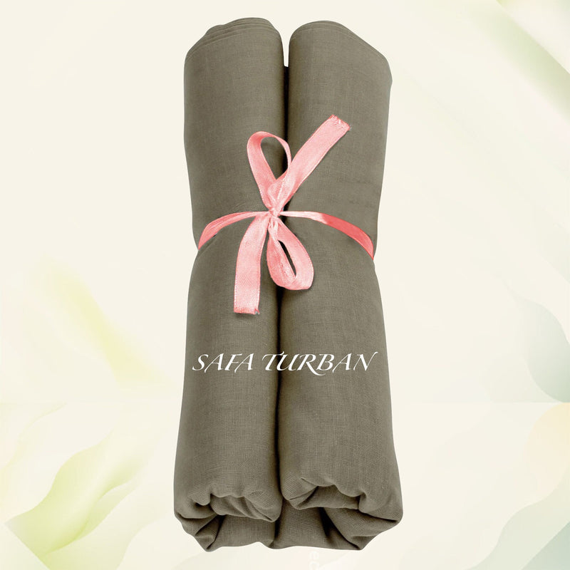 Sikh Turban- Tortilla Brown  (Full Voile and Rubia(Medium)/Half and Half Voile)