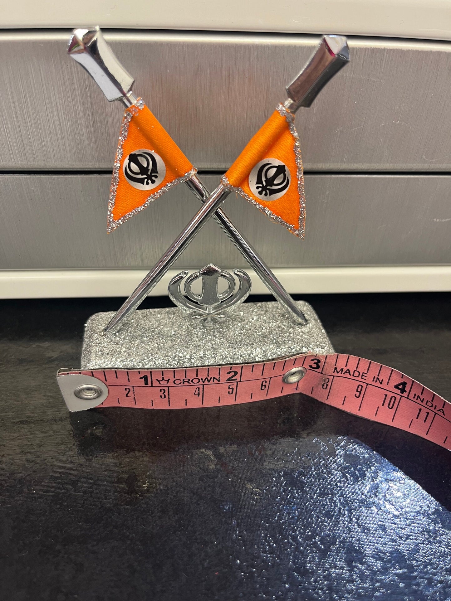 Car/Truck/Office Dashboard Accessories- (Khanda Flag ) II Religious item