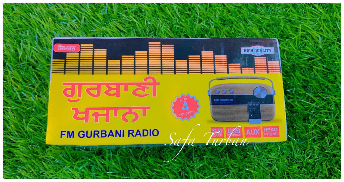 Gurbani Radio- GURBANI Portable Mini Radio Player- Sikh Gurbani Radio (battery not included)