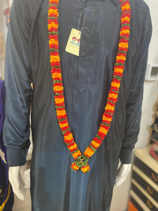 Wedding Accessories- Handmade Artificial Flower Garland/Mala for Milni (Multi colour )
