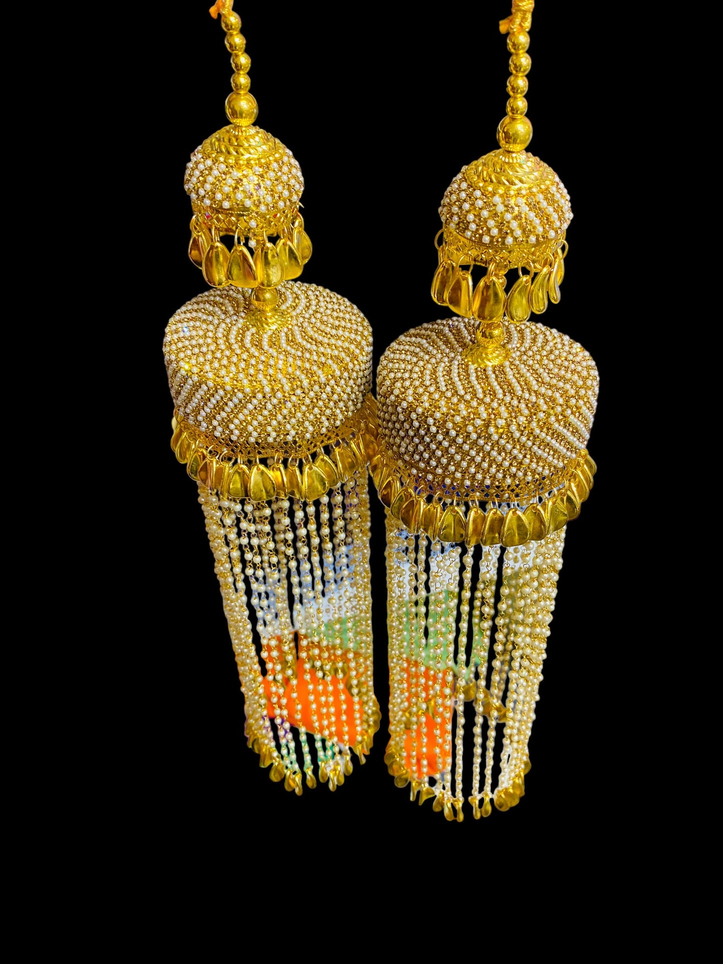 Beautiful Bridal Kaleera Traditional Big Size Kaliras for Bride & Women Hand Hanging Kalera(sold as pair)