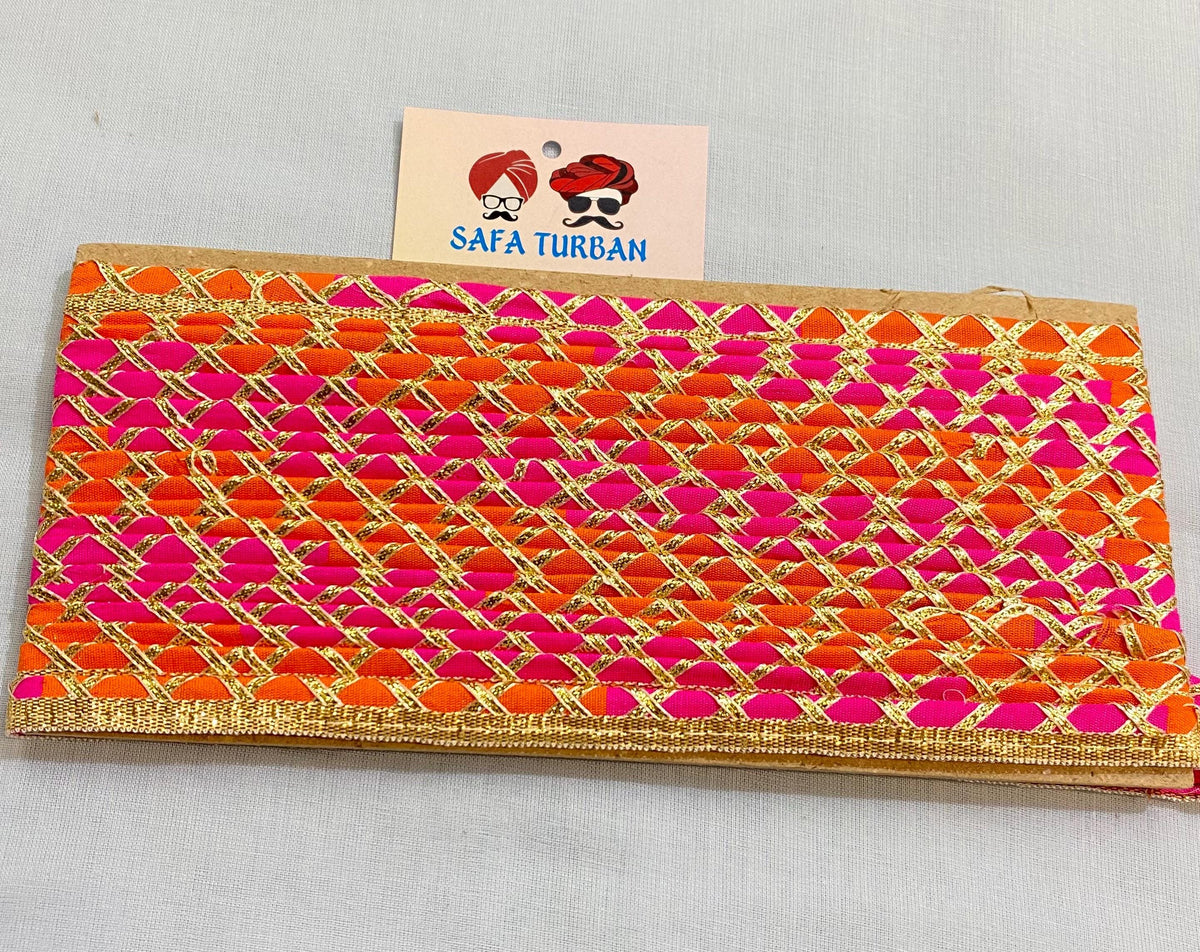 Decorative Fabric Lace for Dresses, Sarees, Lehenga, Suits, Blouses, Dupatta, Chunri, and Craft