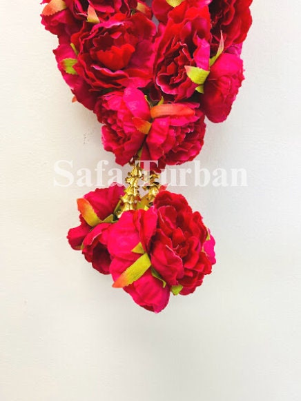 Wedding Accessories- Jaimala, VAR Mala Garland for Groom and Bride, Handmade Artificial Flower Garland for Groom and Bride (sold as pair)