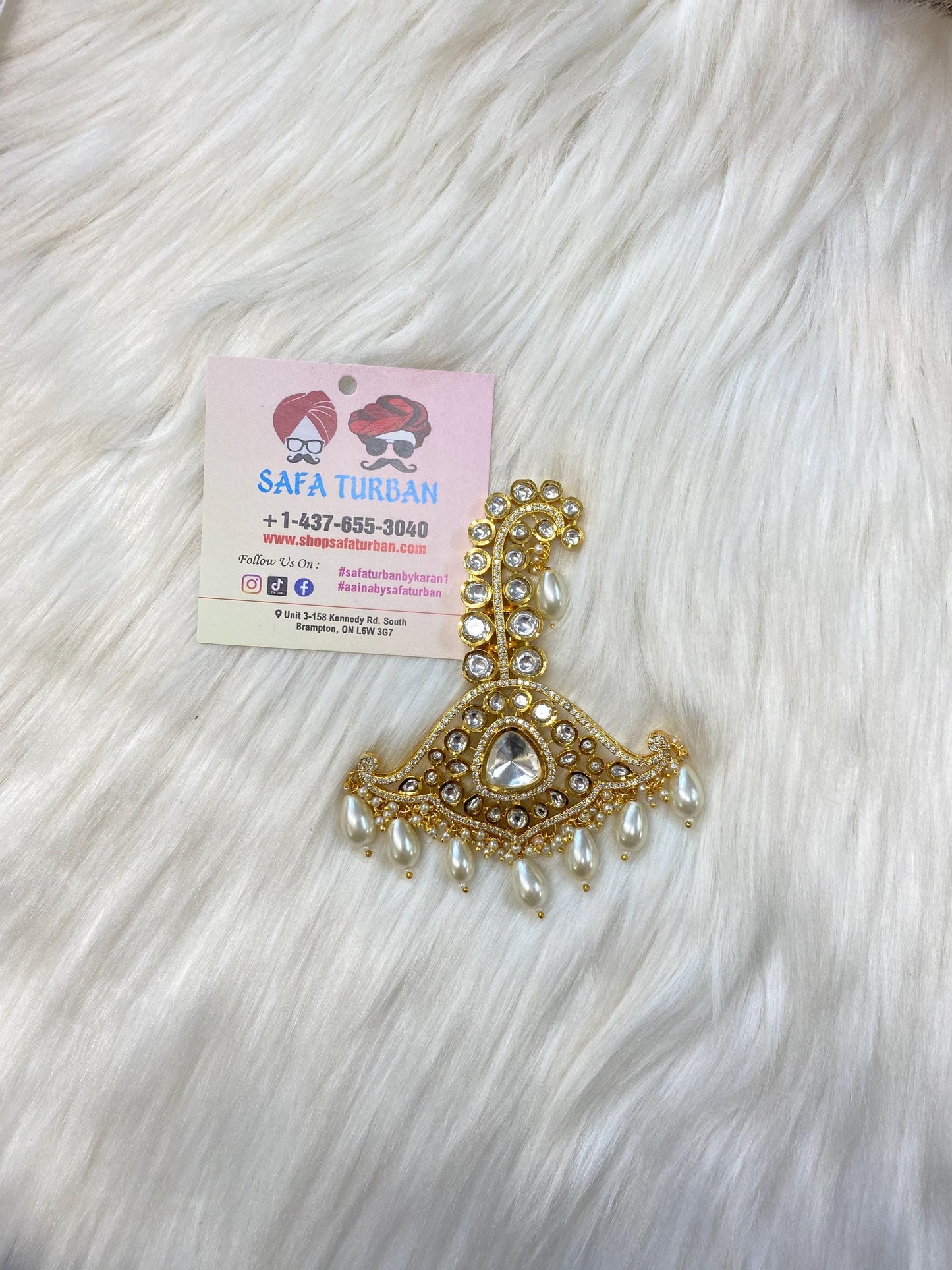 Indian Groom Wedding Accessories-  Kalangi/Kalgi for Men's Safa/Groom Pagdi