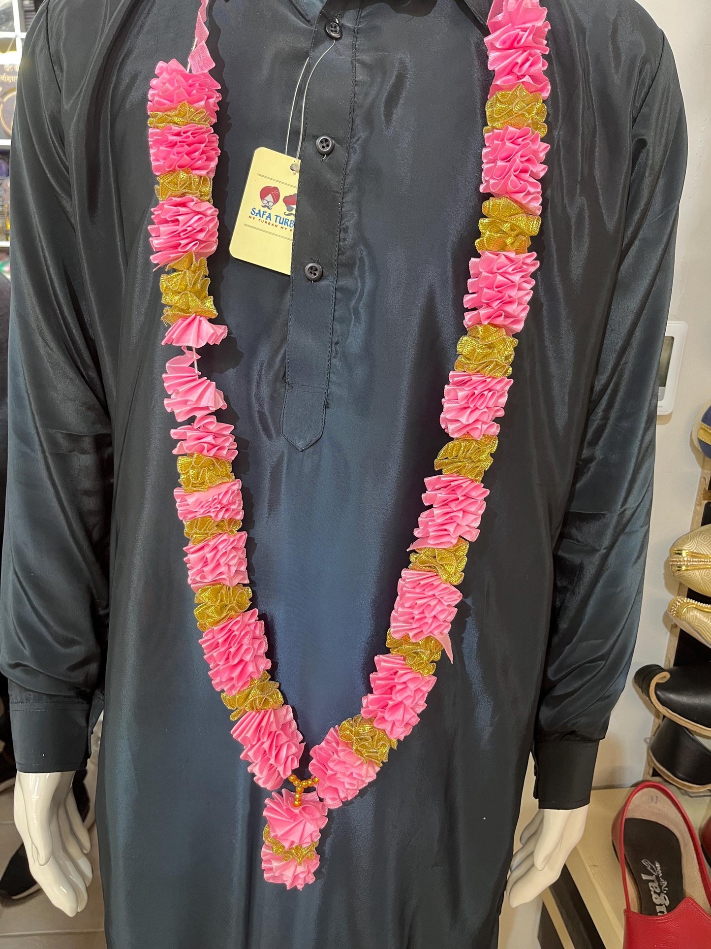 Wedding Accessories- Handmade Artificial Flower Garland/Mala for Milni/Milni Haar