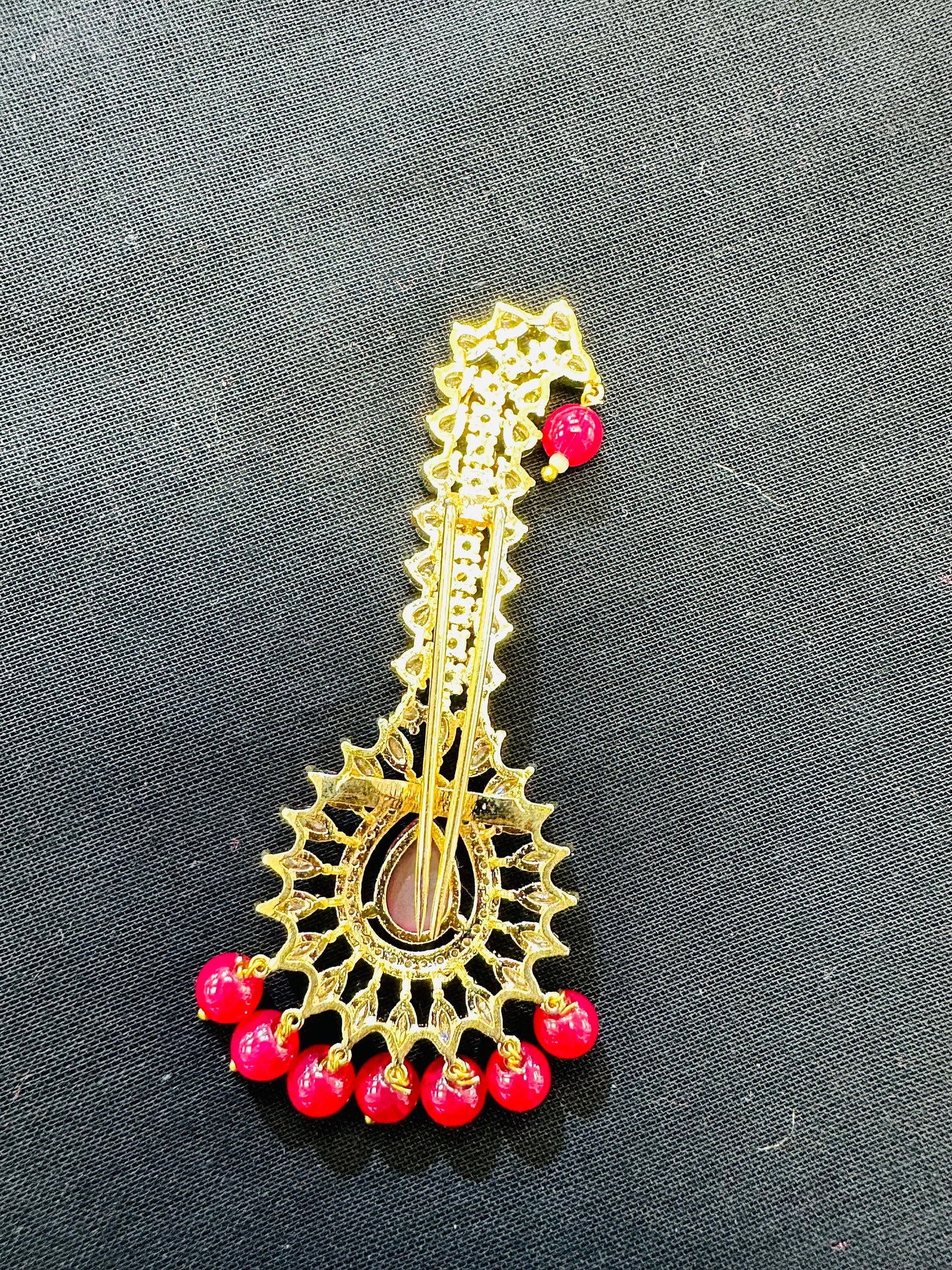 Indian Groom Wedding Accessories- Diamond  stone Kalangi/Kalgi for Men's Safa/Groom Pagdi