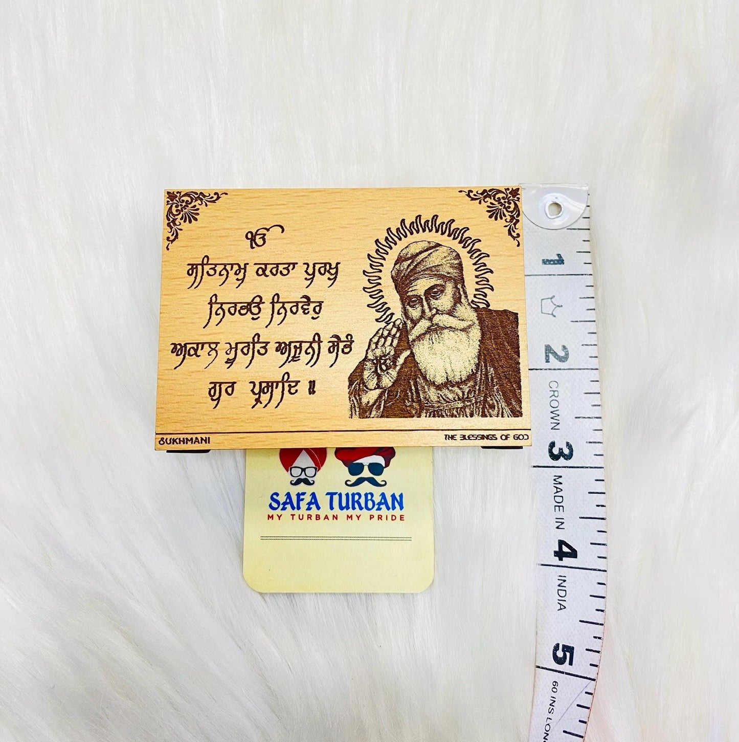 Wood Car/Truck/Office Dashboard/TableTop Display Accessories/Religious/Sikh item