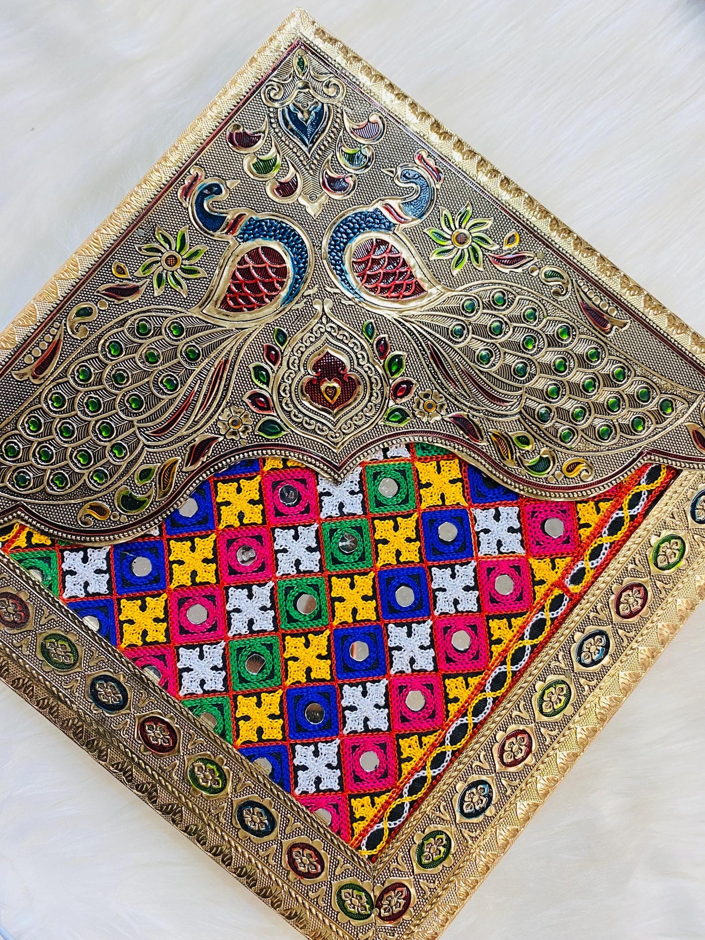 Decorative  Heavy Wooden  Handicraft Empty Dry Fruit Gift Box/Gifting Box/Wedding Box (empty box only)