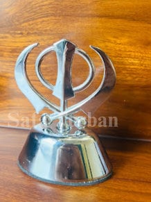 Khanda- Car Dashboard Showpiece, Idol Statue for Mandir, Office & Home Décor