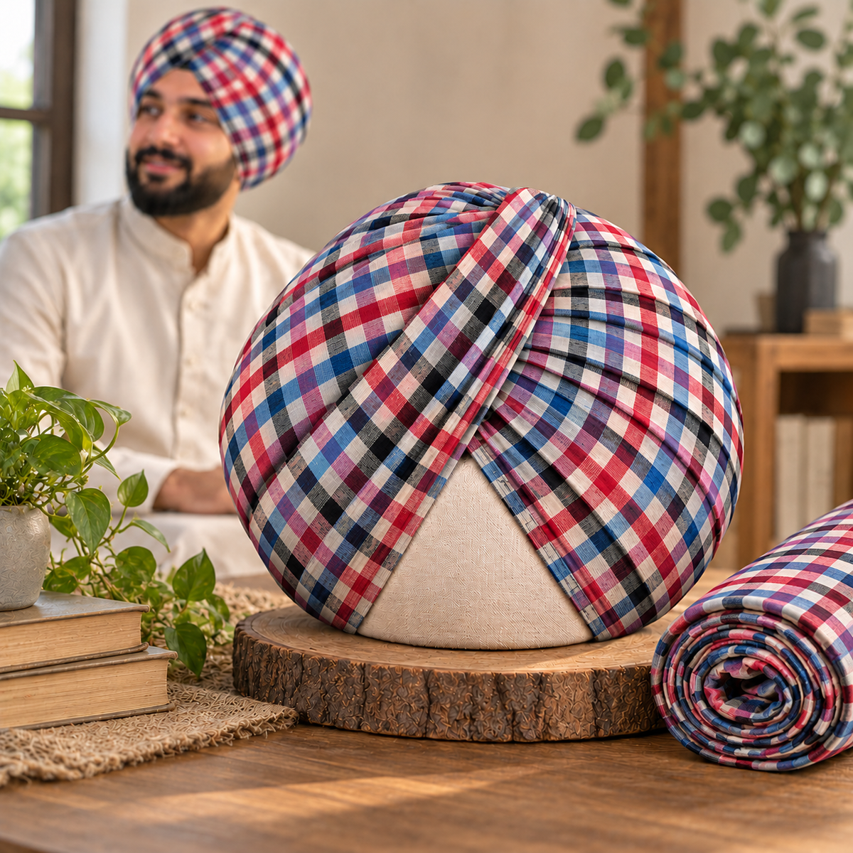 Check Parna- Multi Colour Check