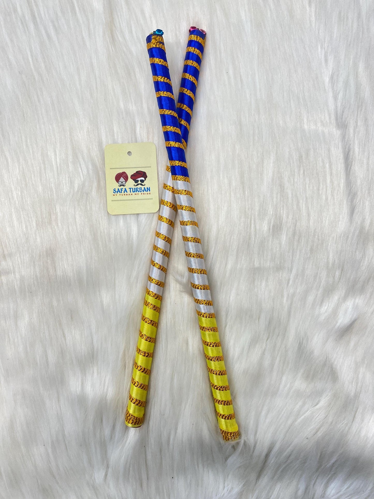 Multicolor Wooden Multicolor Dandiya Garba Sticks II Multidesign Dance Garba Sticks || dandia