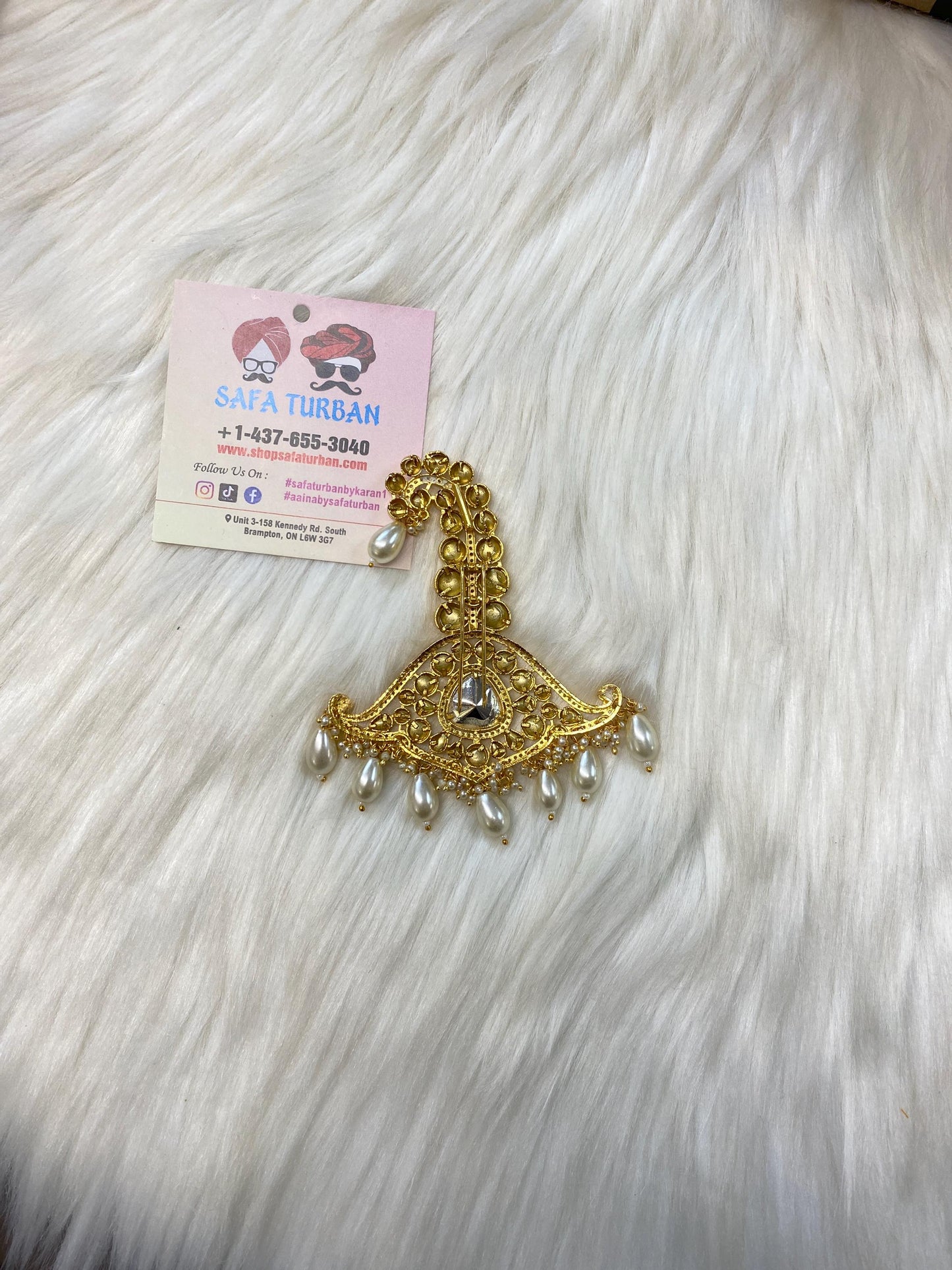 Indian Groom Wedding Accessories-  Kalangi/Kalgi for Men's Safa/Groom Pagdi