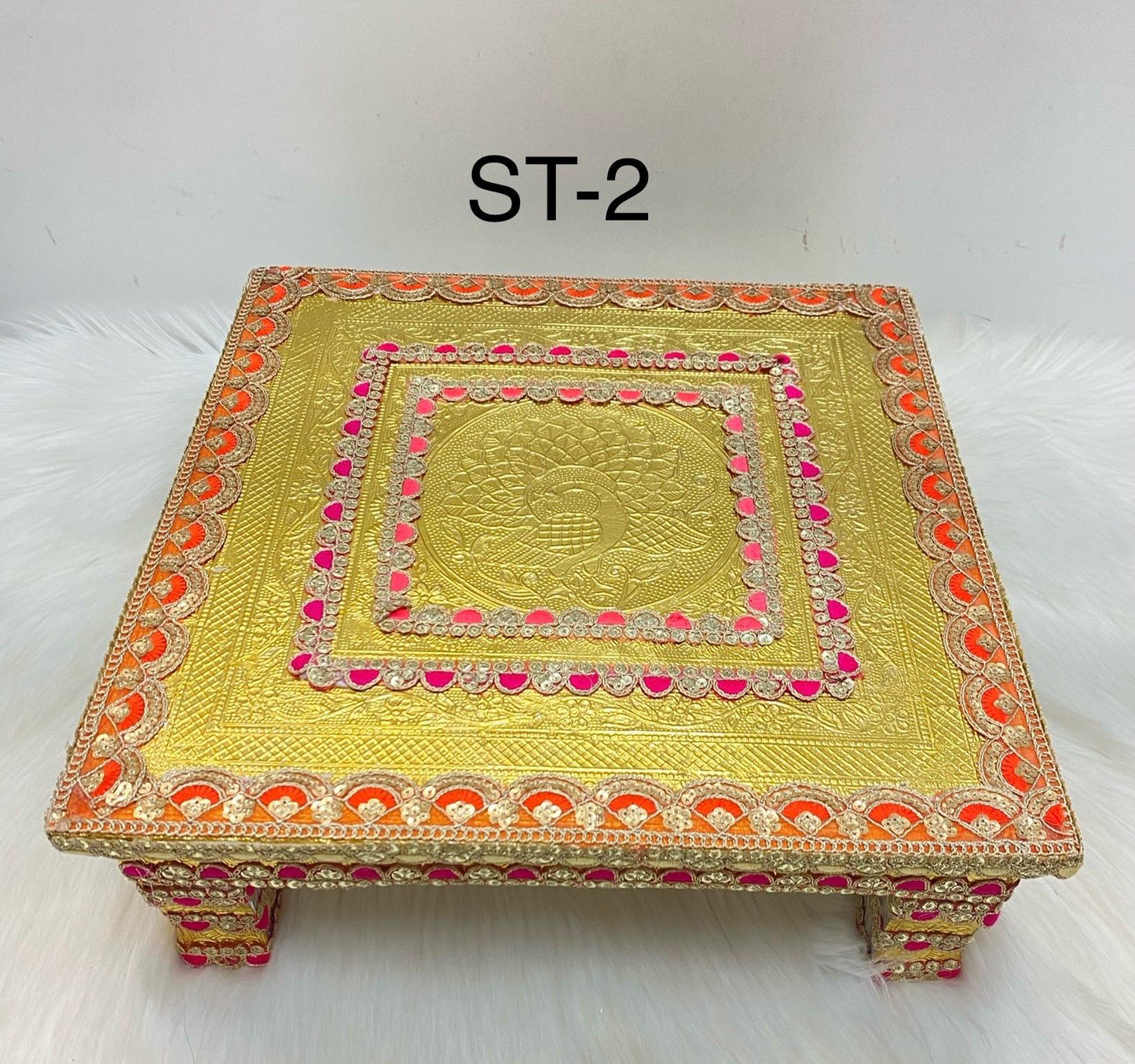 Pihdi/Bench/ Chownki/Patra- Wedding Accessories- Bride/Groom, Mayian/ Haldi/ Maiyan/ Vatna Ceremony