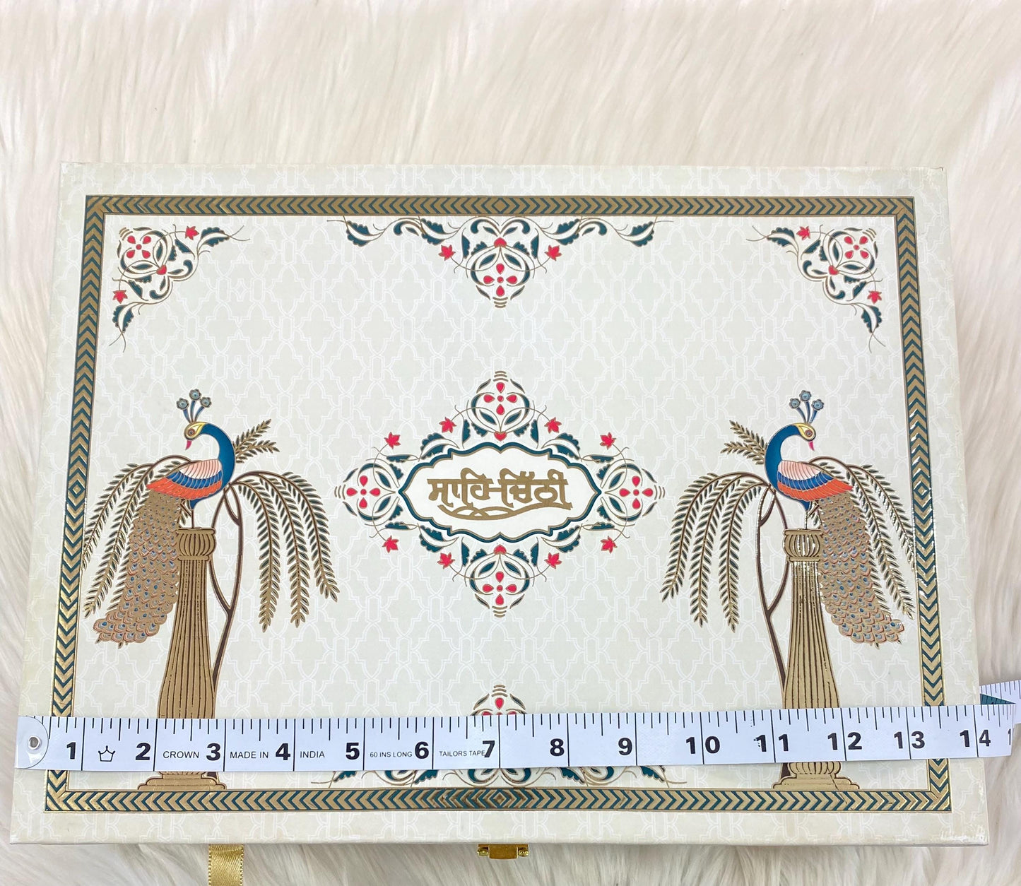 Wedding Invitation- Designer Musical Lagan Patrika/Peeli Chitthi/Shahi Chitthi for Marriage Invitation and Sagan in Punjabi (Set of 1)