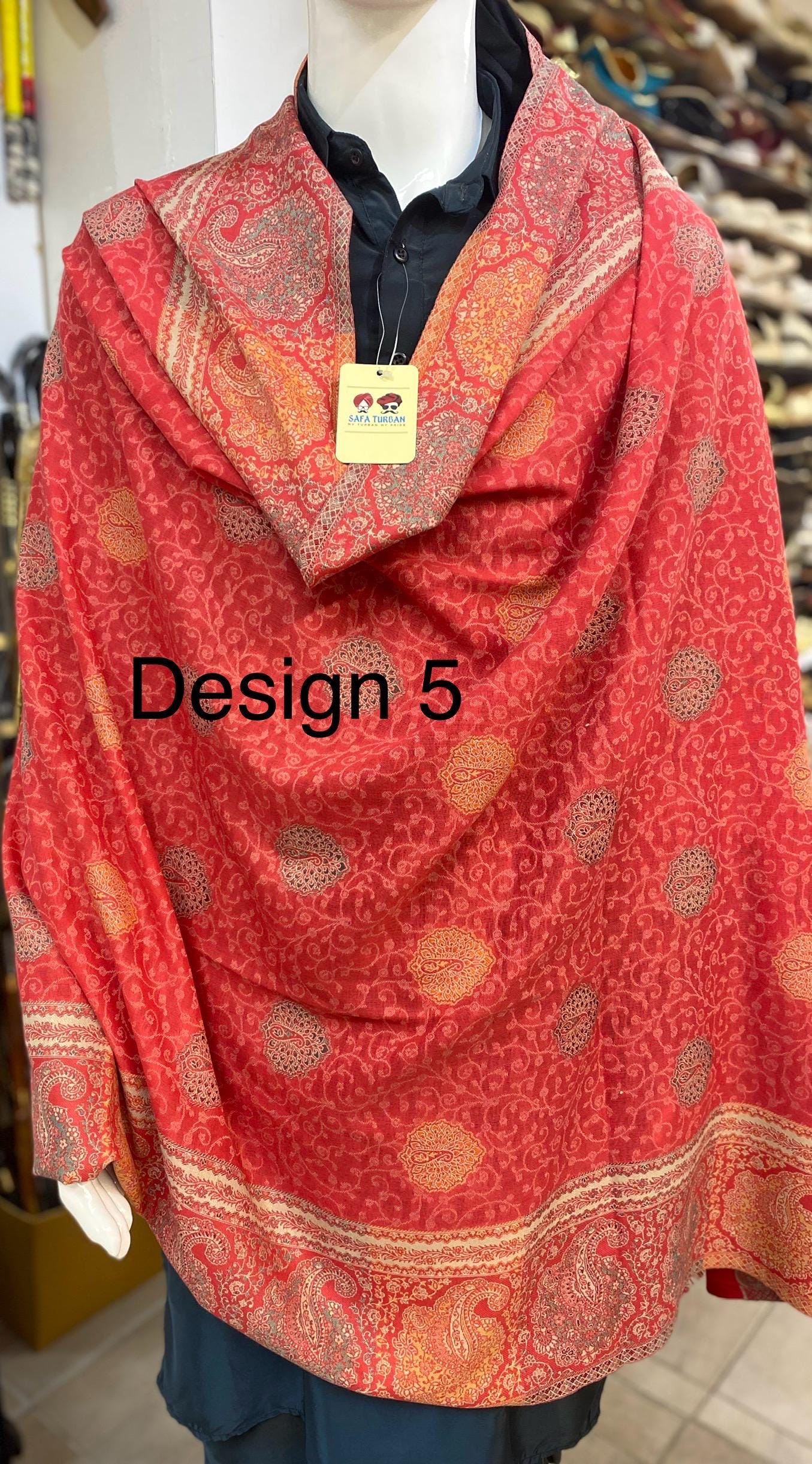 Unisex Pashmina Shawl/ pashmina Stole, Multicolour Woolen Shawl
