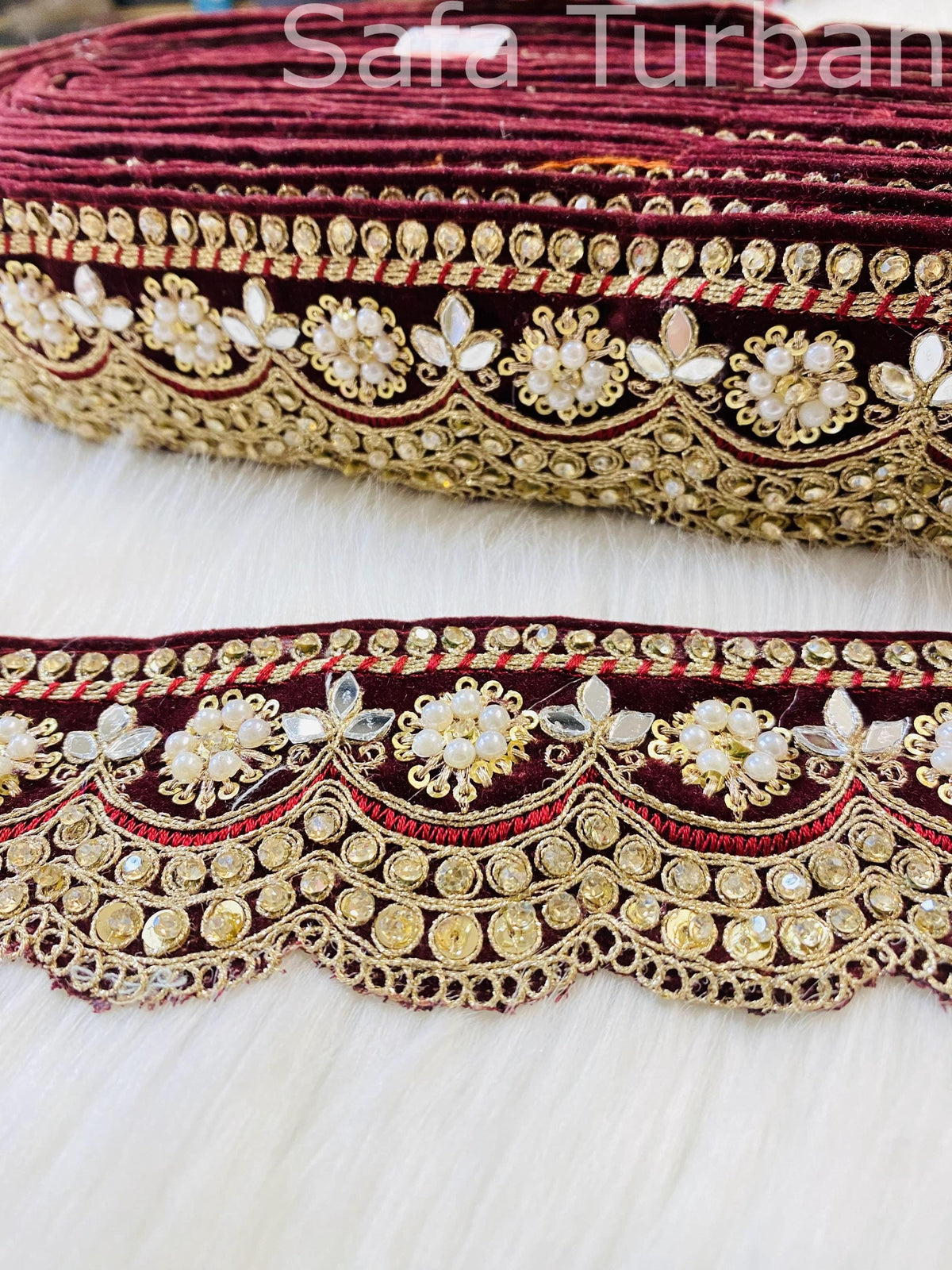 Decorative Fabric Lace for Dresses, Sarees, Lehenga, Suits, Blouses, Dupatta, Chunri, and Craft