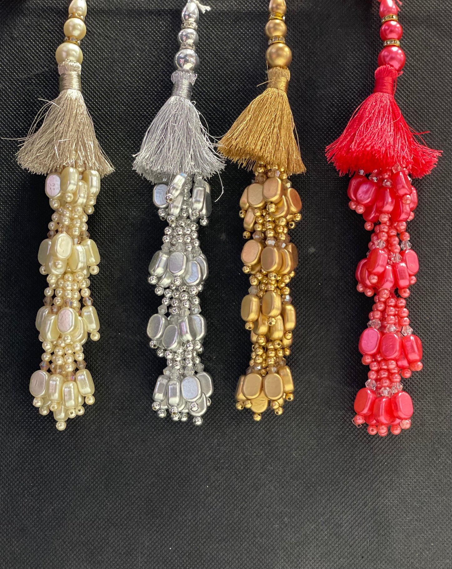 Fashion Handmade Latkan, Stylish Heavy Long for Lehenga, Chunni Border, Hanging Latkan for Lehenga