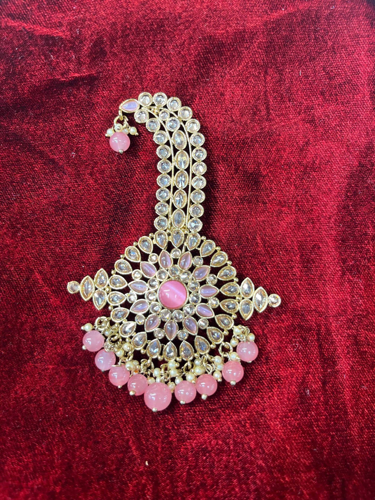 Indian Groom Wedding Accessories- Kundan  stone Kalangi/Kalgi for Men's Safa/Groom Pagdi