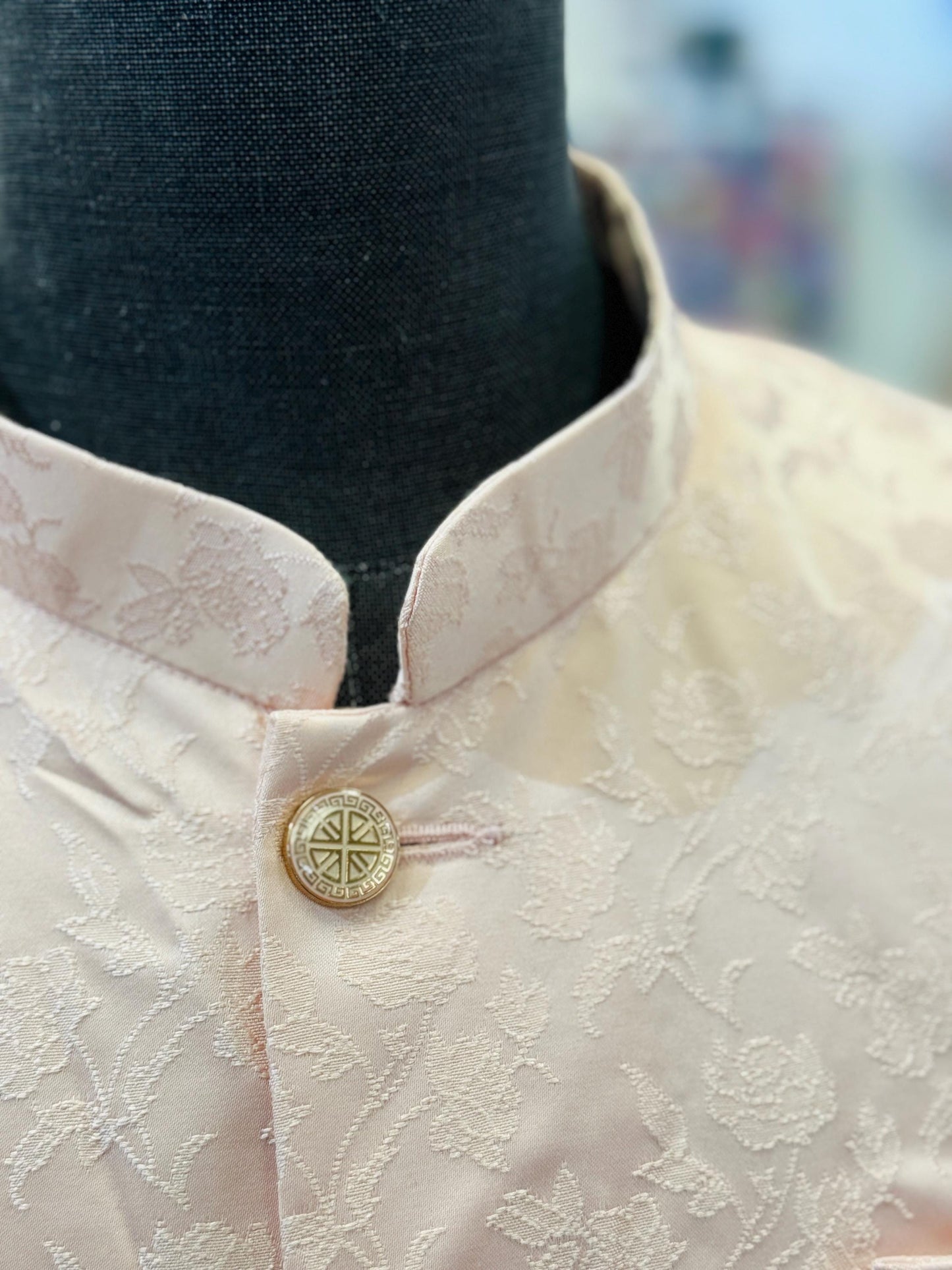Designer Pink Men Vest- Wedding Vest, Wedding Dress, Kurta Pajama Vest, Casual Wear