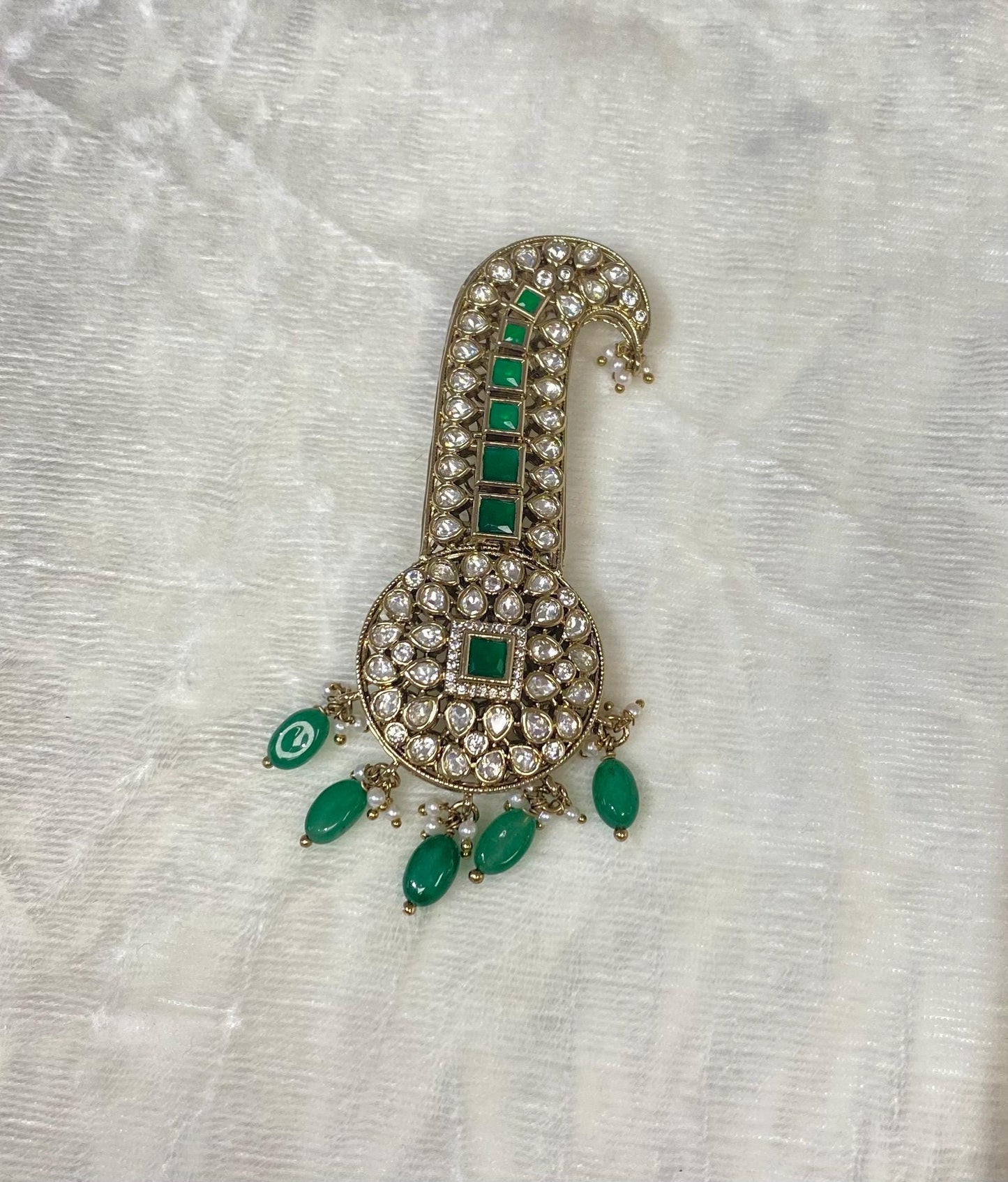 Golden Indian Groom Wedding Accessories-  Kalangi/Kalgi for Men's Safa/Groom Pagdi