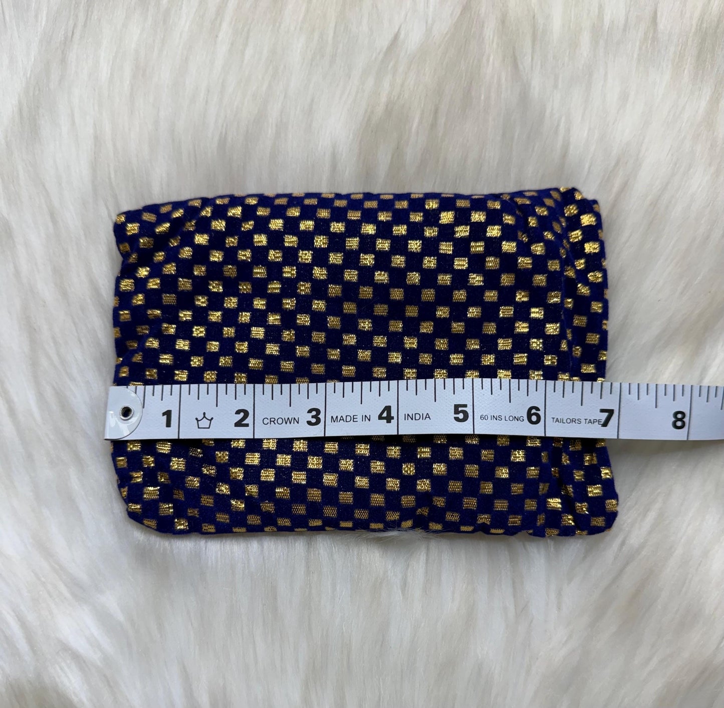 Sikhi Accessories- Gutka Sahib Velvet Cover- Holy Book Cover- Holy Book Protector cover (Blue)