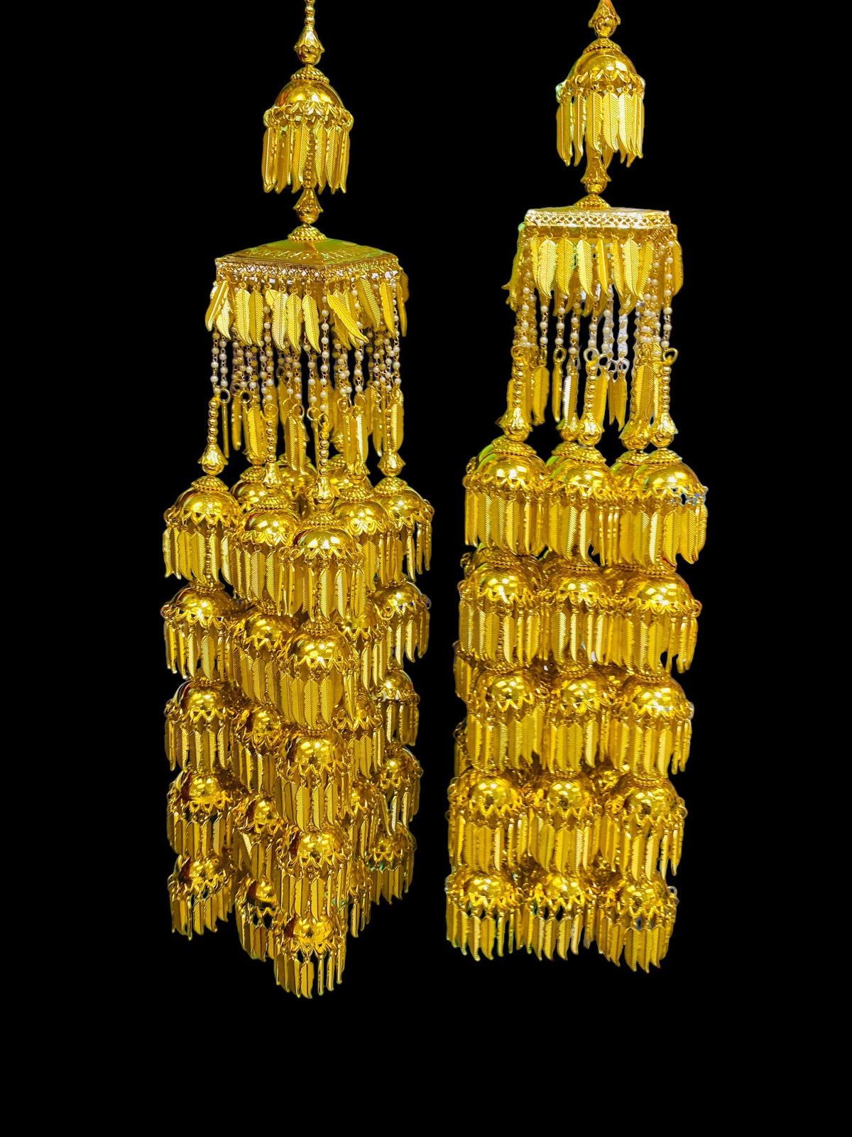 Beautiful Bridal Kaleera Traditional Big Size Kaliras for Bride & Women Hand Hanging Kalera(sold as pair)
