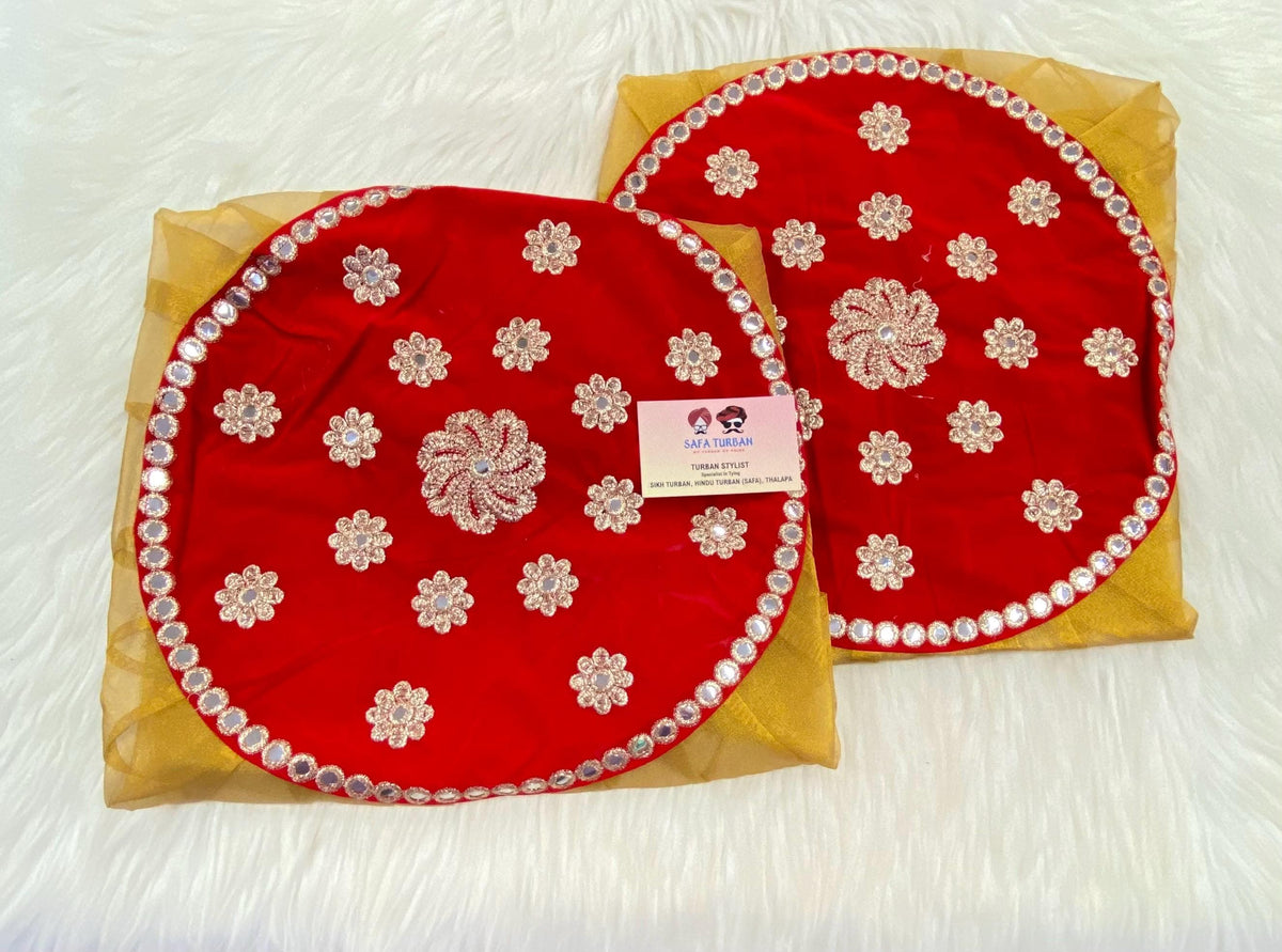 Wedding Accessories- 2 piece Lap Cover Set/ Bride & Groom Shagun/ Shagan Drawstring Bags / Wedding / Wedding Accessories