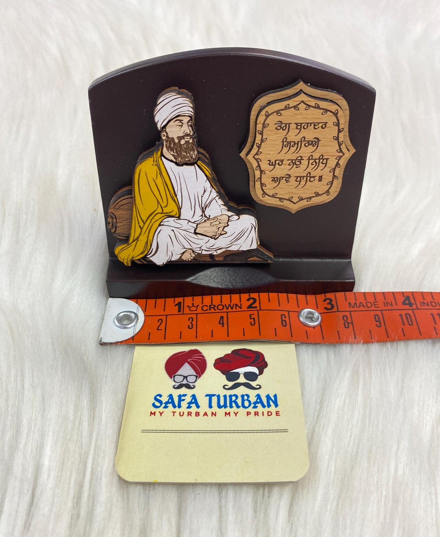 Wood Car/Truck/Office Dashboard/TableTop Display Accessories/Religious/Sikh item