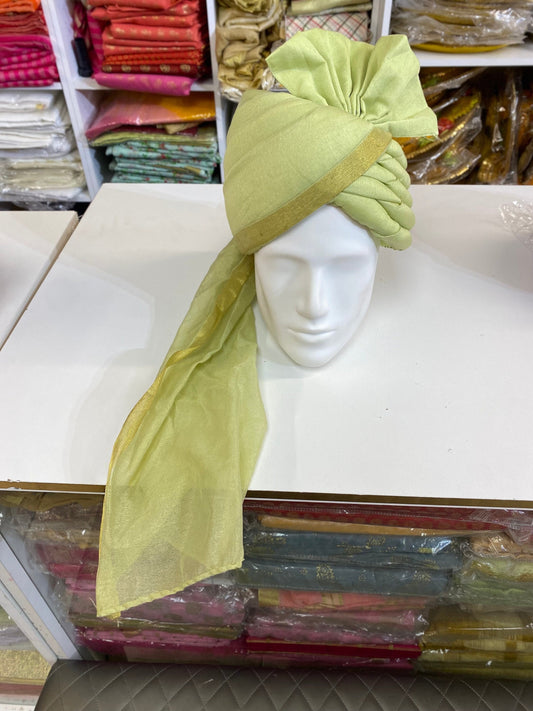 Indian Wedding- Hindu  Safa With Velcro for Baraati/Family Members, Safa Turban/Pagdi/Premade Turban Headwrap for dulha/baraati/Velcro safa
