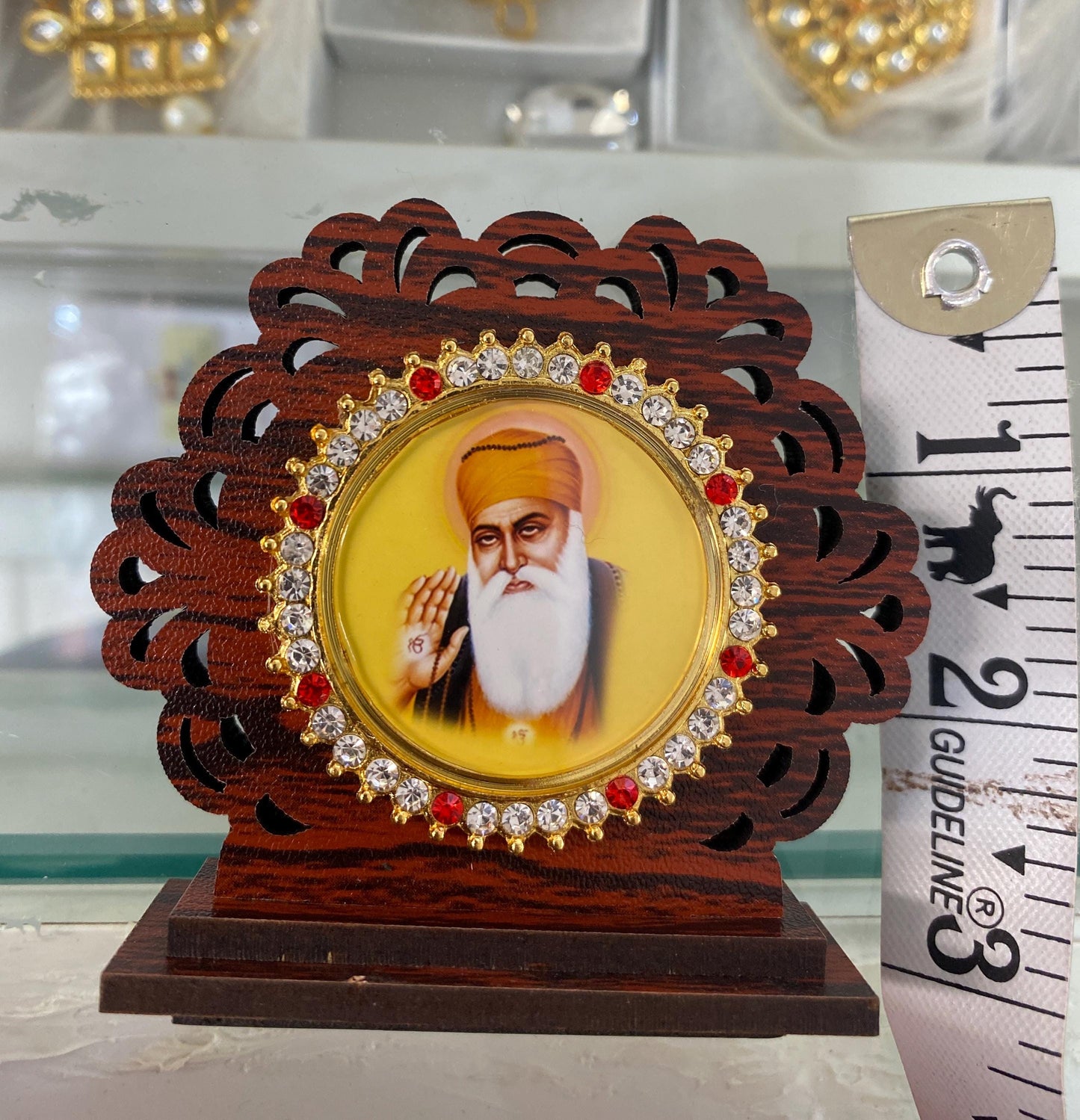 Wood Car/Truck/Office Dashboard/TableTop Display Accessories II Religious/Sikh item
