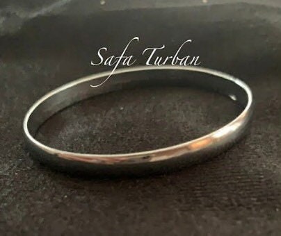Sikhi Accessories- Kada (Boys, Girls, New Born, Toddler Size) With round soft edges) 0.1" thickness II traditional sikhi kara