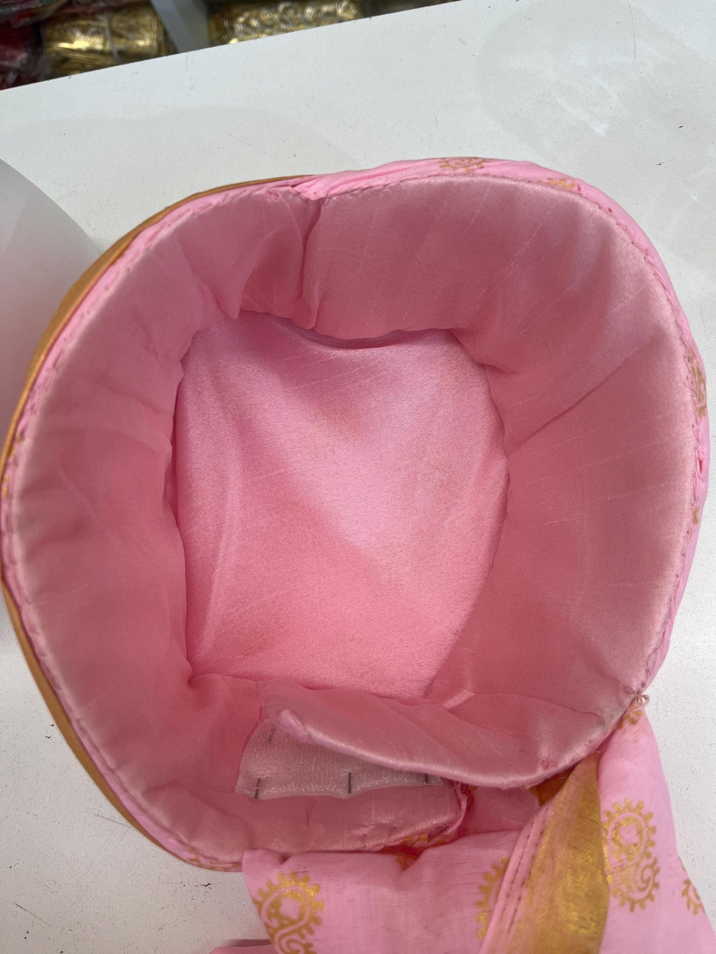 Indian Wedding- Hindu  Safa With Velcro for Baraati/Family Members, Safa Turban/Pagdi/Premade Turban Headwrap for dulha/baraati/Velcro safa